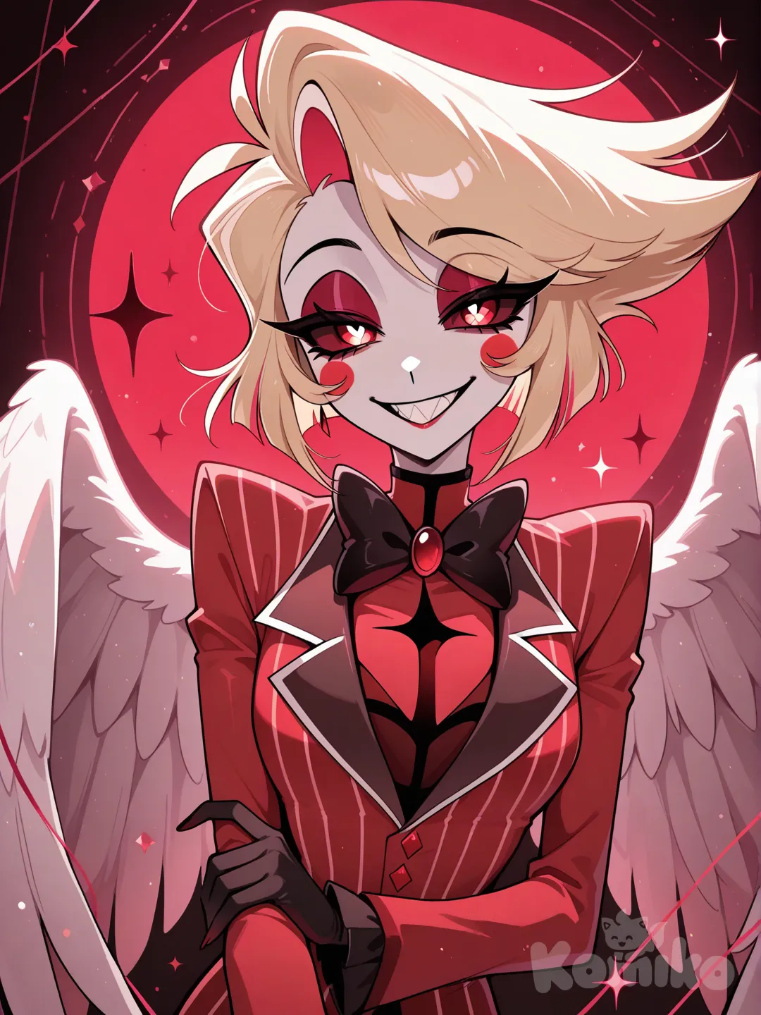 #hazbin hotel , angel wings