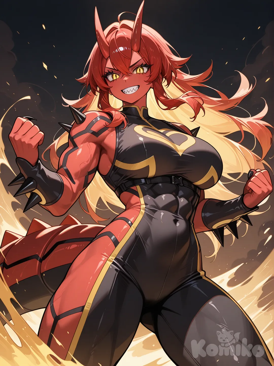 Pokmon, Groudon,female, humanization