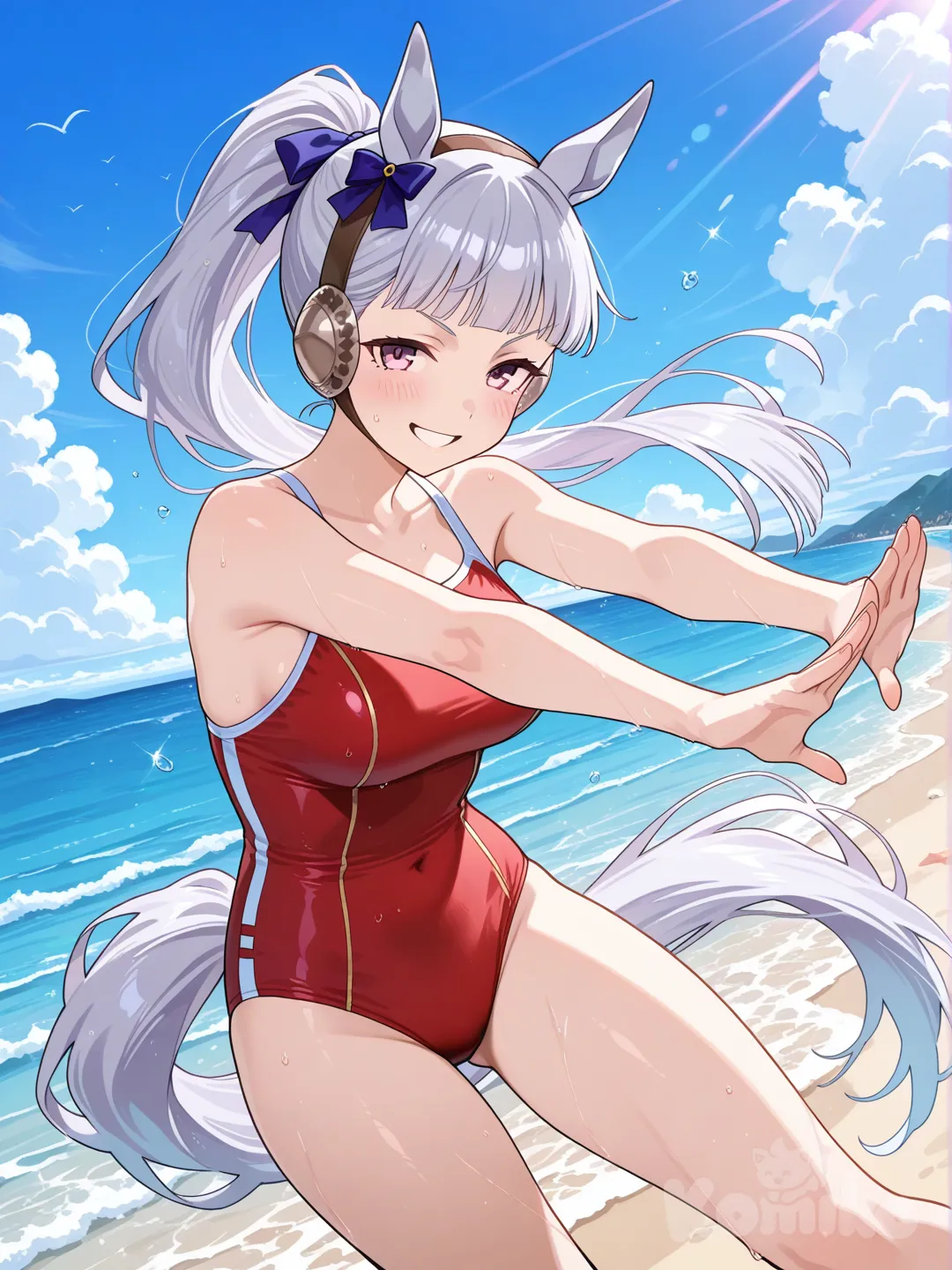 gold ship (umamusume), summer