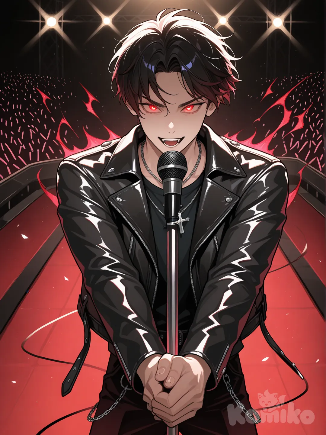 cole as k-pop demon hunter