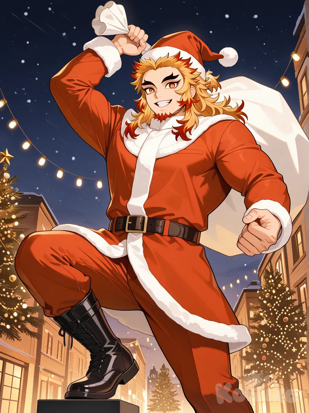 @Rengoku_Kyoujurou as Santa