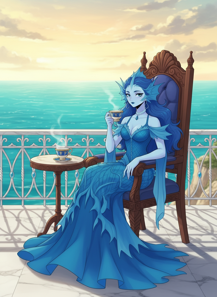 Tea always tastes good with a lovely view~