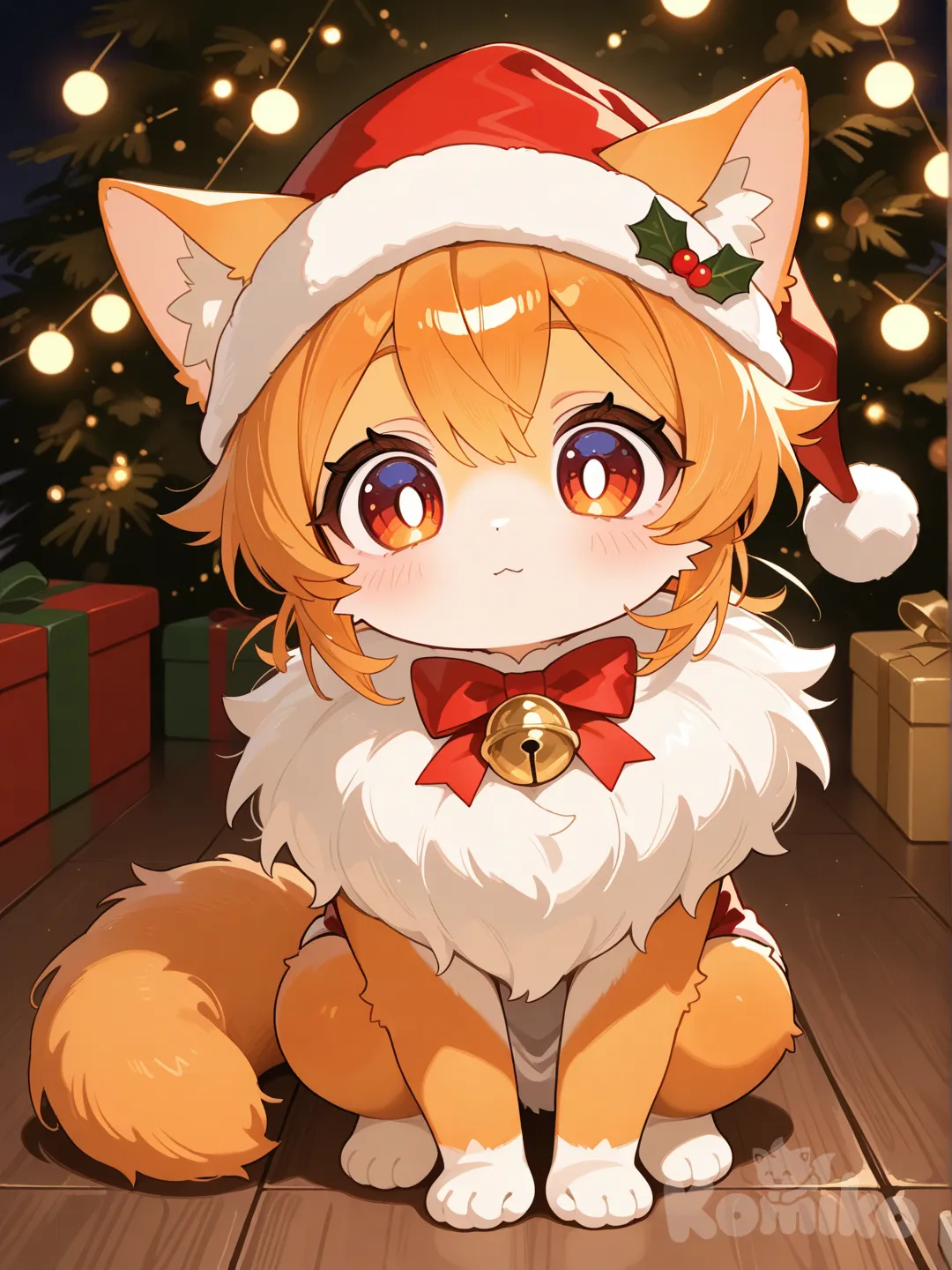 Gatito navidad