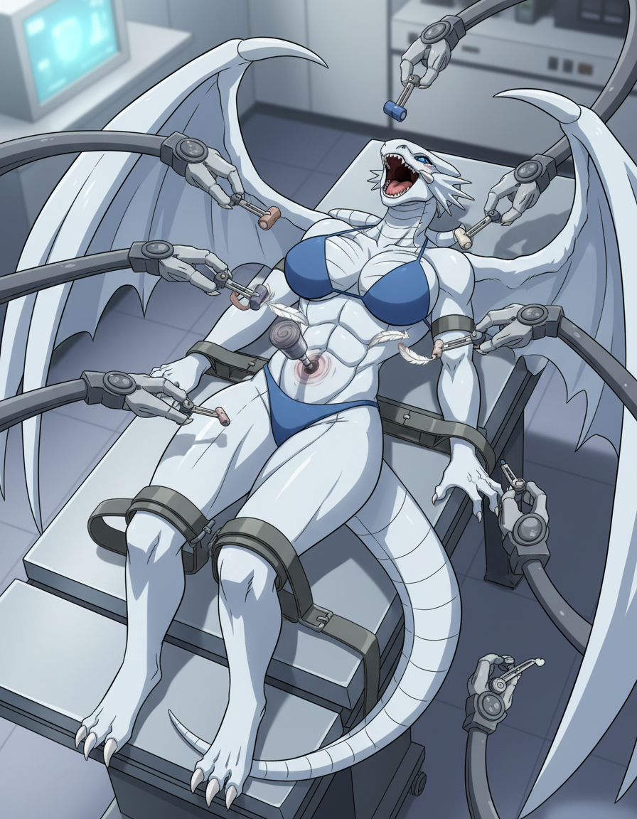 Blue-Eyes White Dragon Tickle Experiment