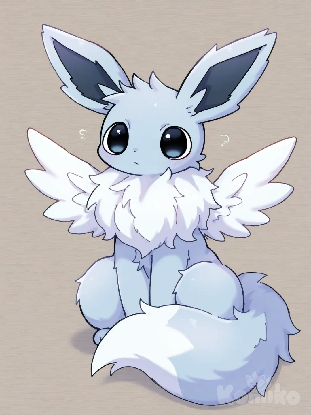 this  is my oc he's a finnic fox :>