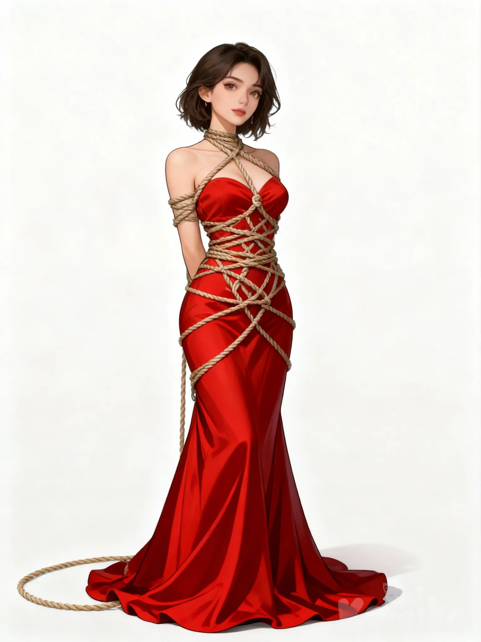 Tied Up in a Red Dress