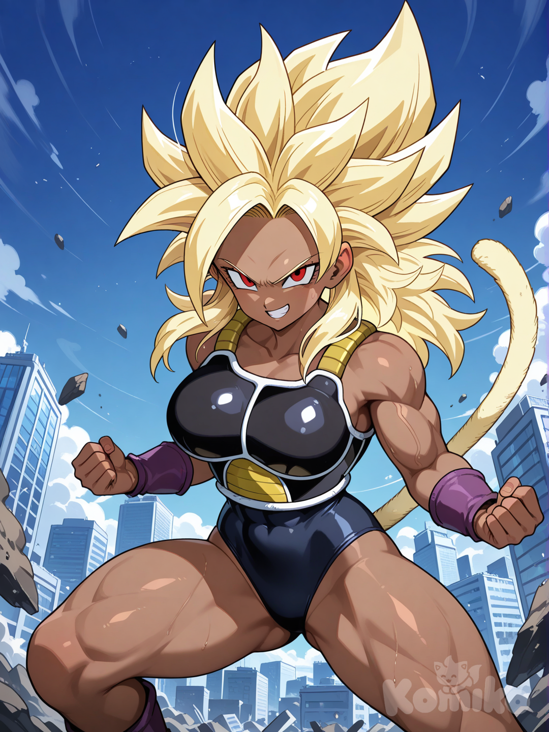 Female mutated saiyan