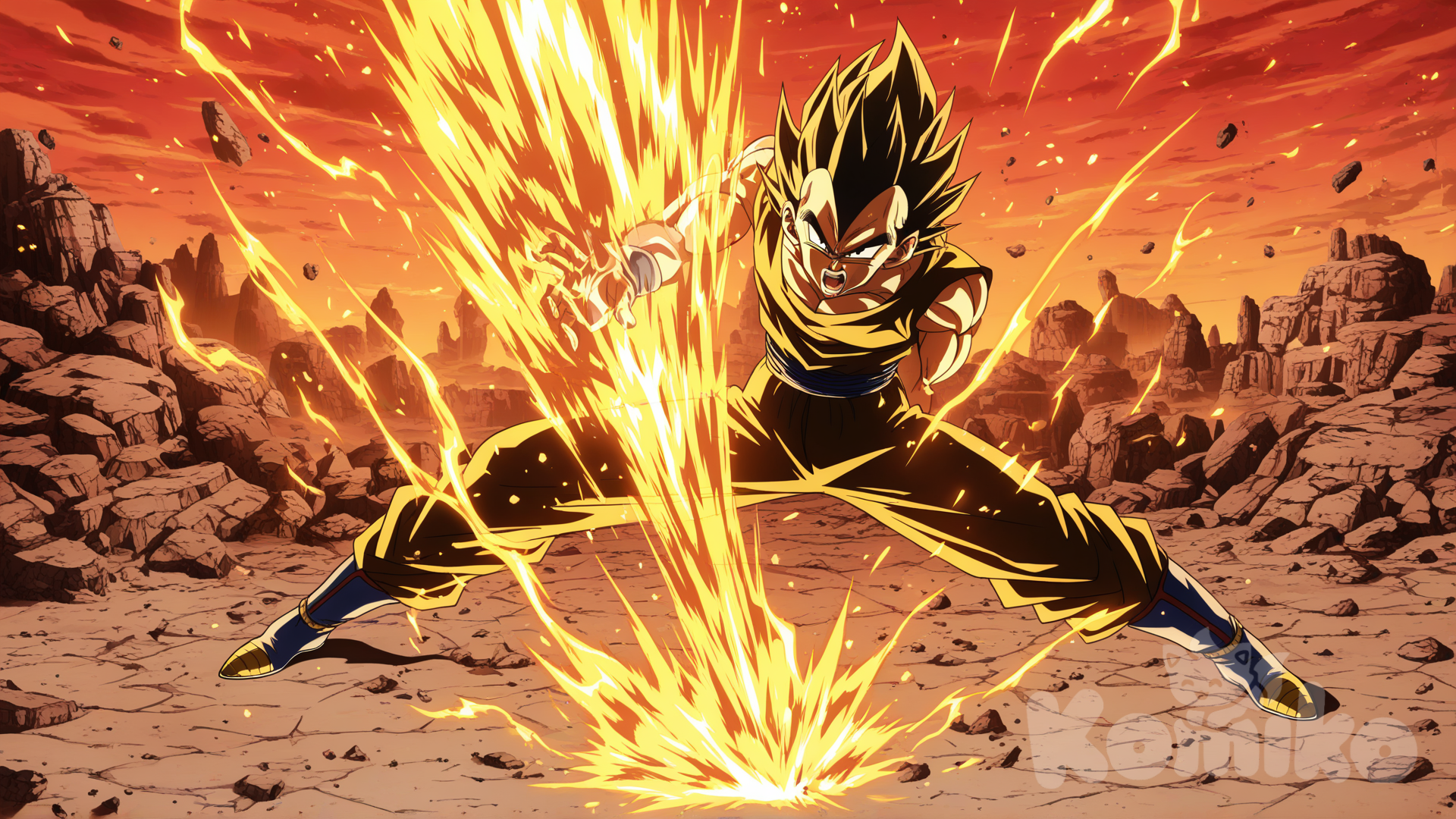 Vegeta vs Goku