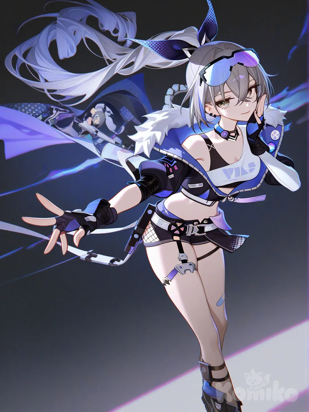 [high-contrast-glossy-style] sirve wolf sexy