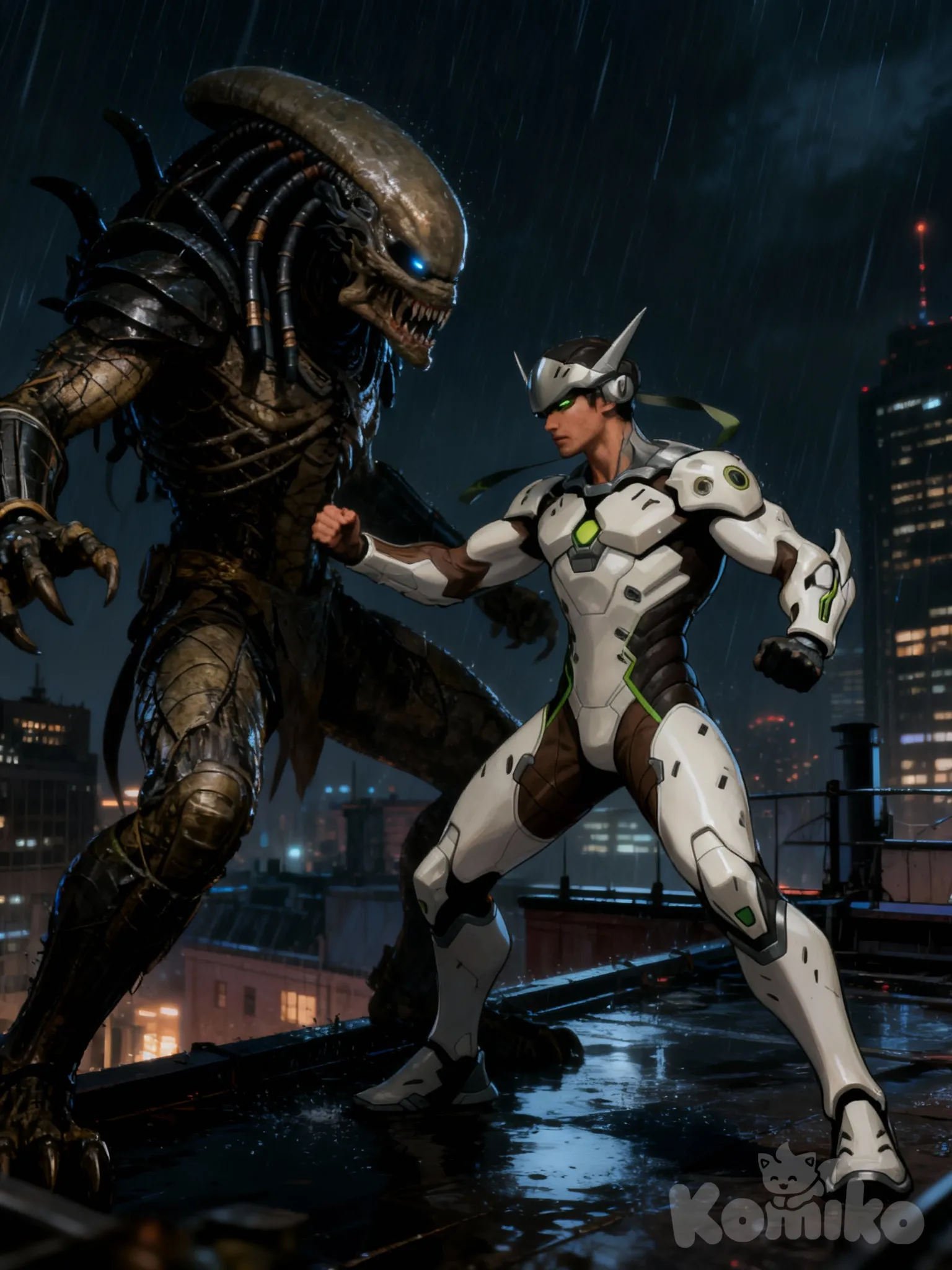 Genji vs the predator