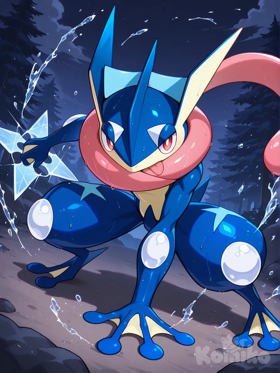 Greninja into Battle