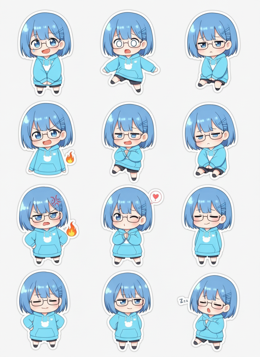 Chibi stickers test