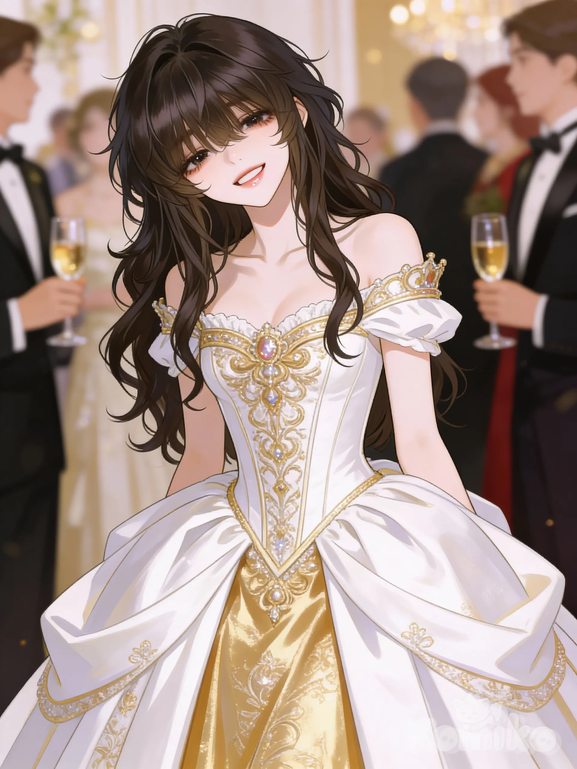 A peek on the dress i'm making for my "coming-of-age debut" 