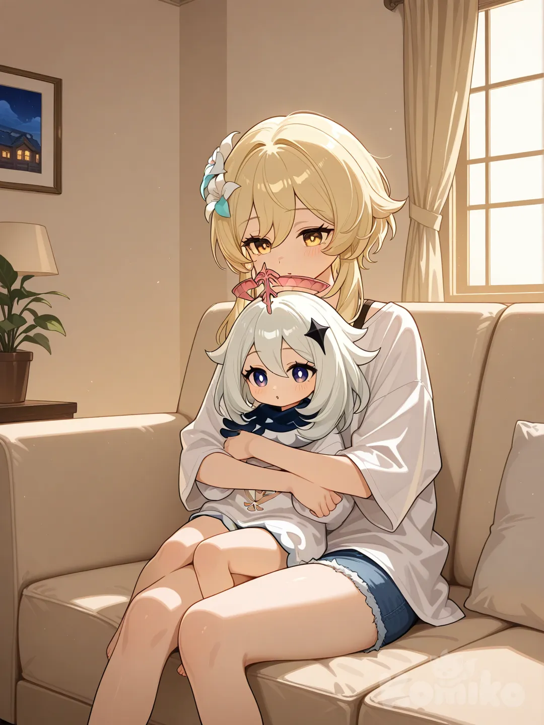 Paimon, if only he knew how to shut his mouth. 