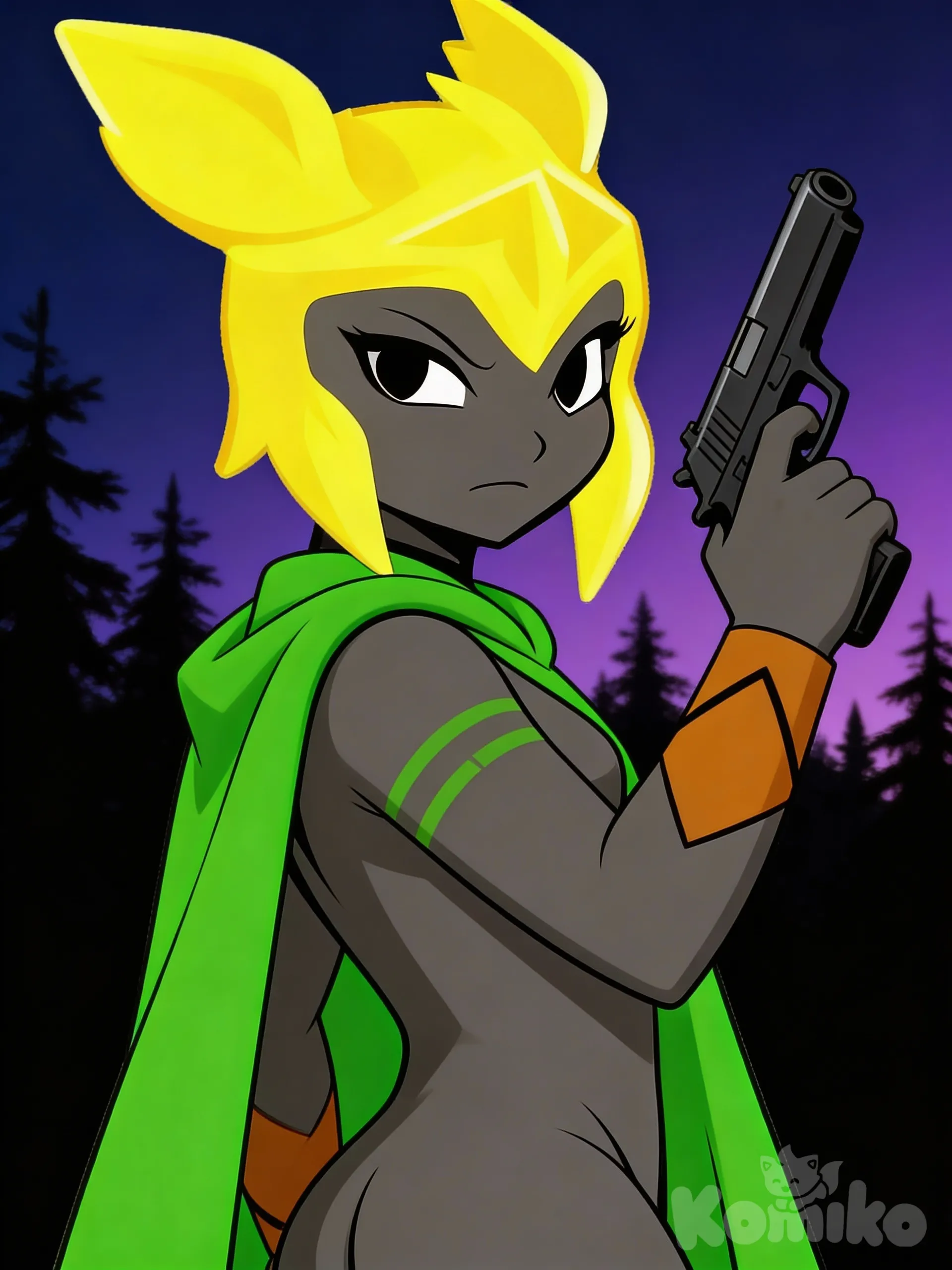 299 sin título que tenga una pistola en la mano