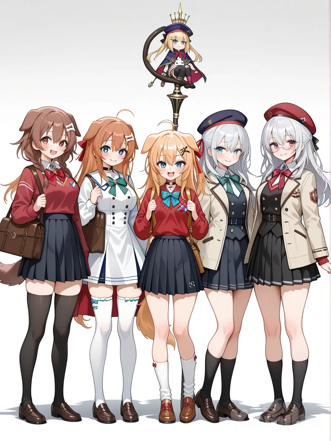 @Maria_Mikhailovna_Kujou, @Sayaka_Tani, @Alisa_Mikhailovna_Kujou, @Yuki_Suou, @Kalina_(Girls'_Frontline), @Inugami_Korone, @Artoria_Caster_(Second_Ascension)_(Fate), @Asuna_(Sao)