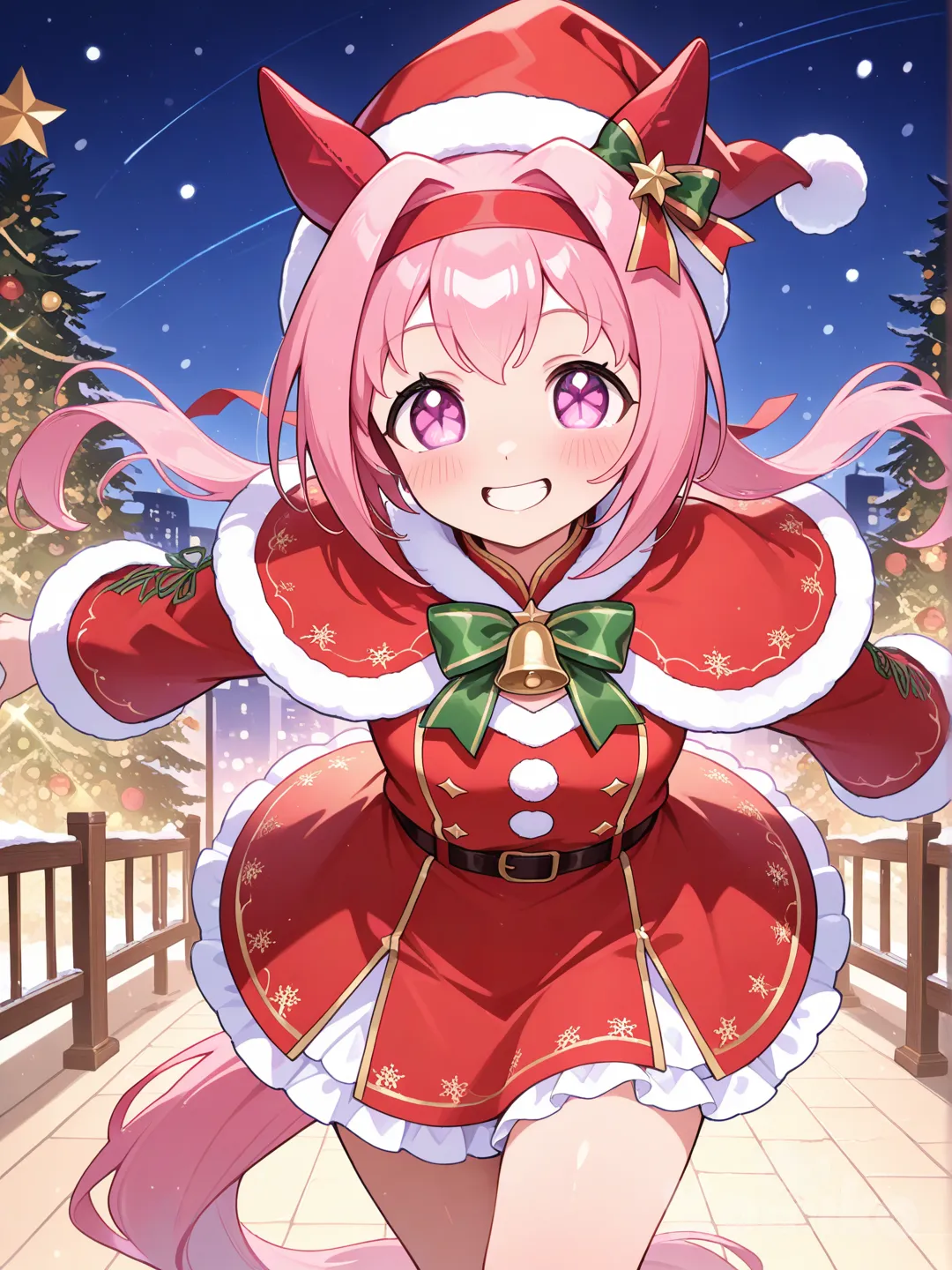 haru urara (umamusume) roupinha de natal