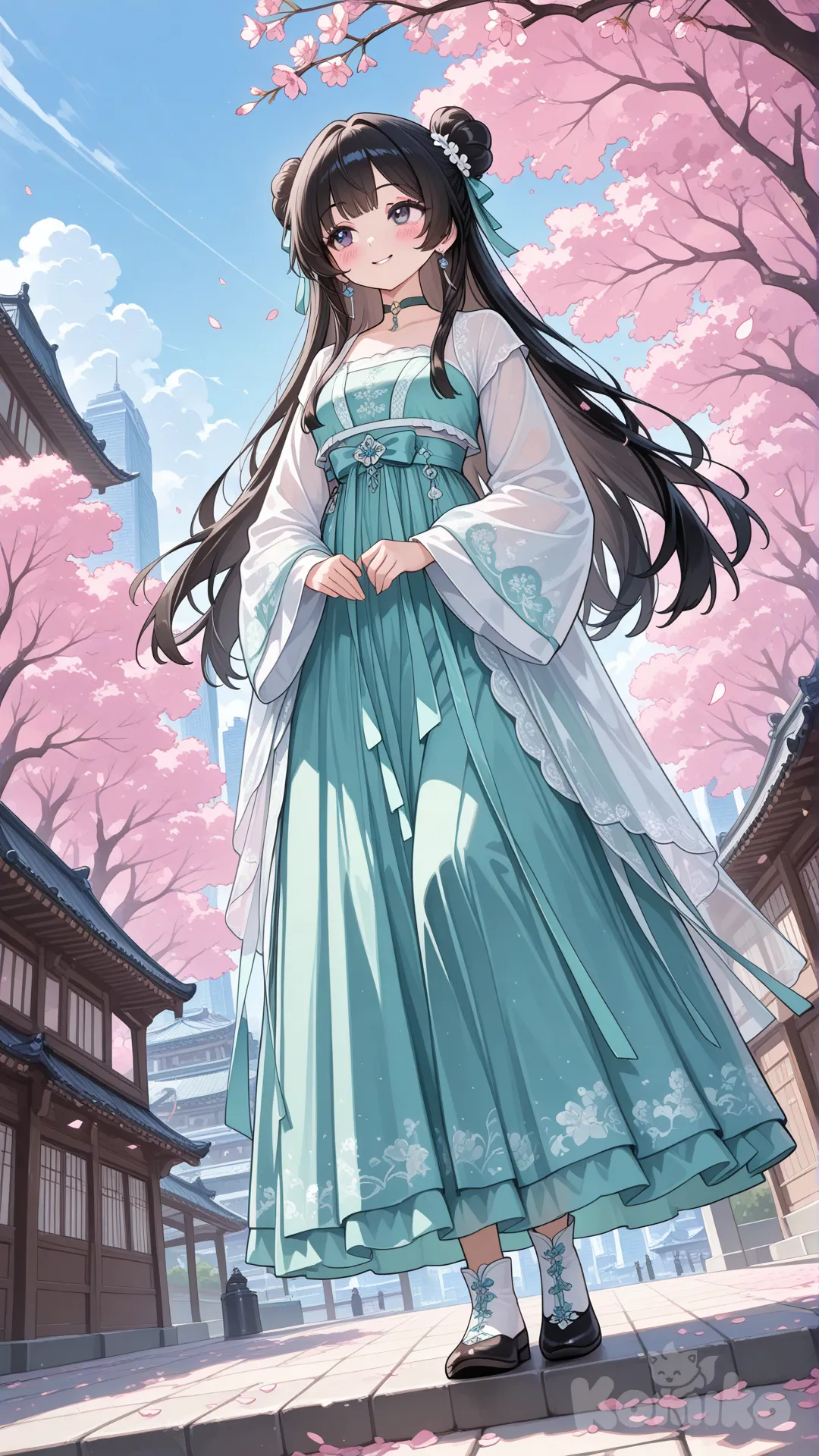 Chinese girl in Hong Kong