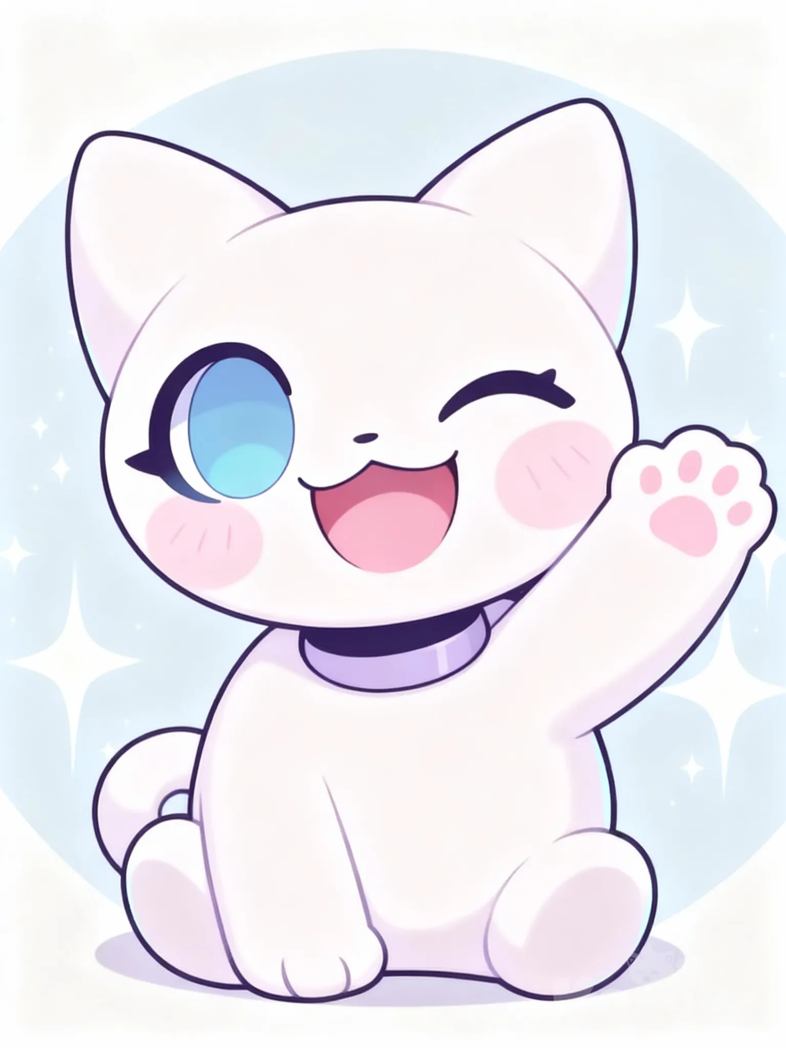 Say hi to marshmallow, me :D