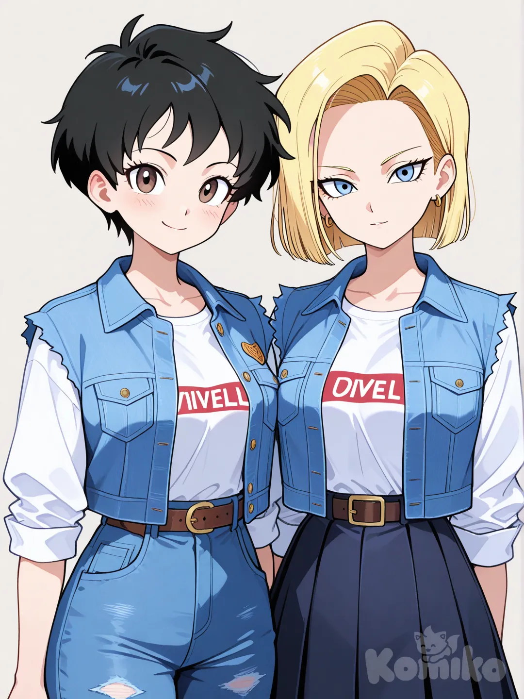 Videl and Android 18