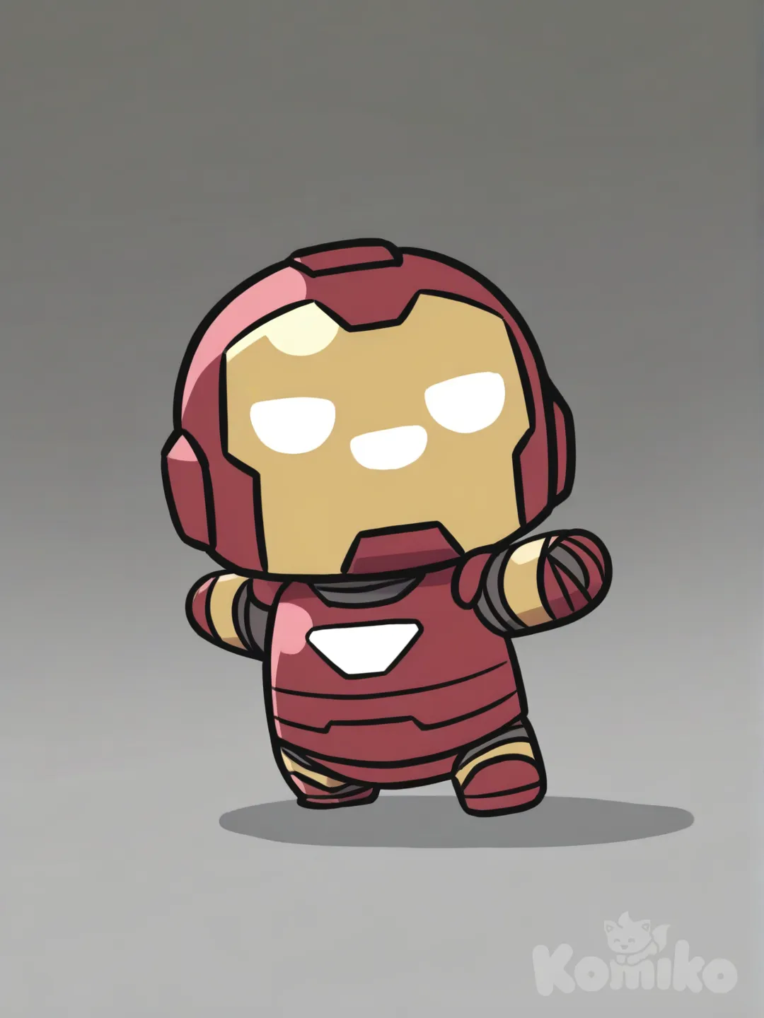 Iron Man , [bubble-chibi-style]