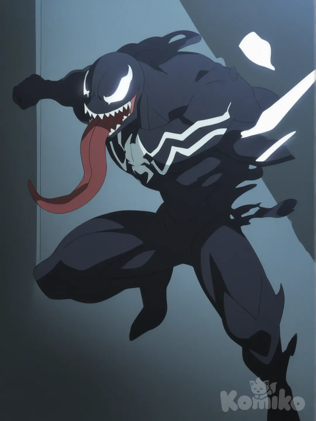 Venom , [flat-anime-style]