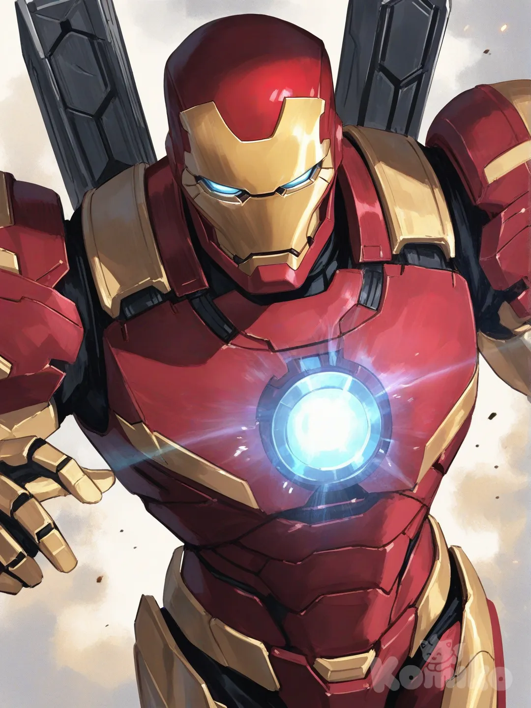 Iron Man, [serious-man-style]