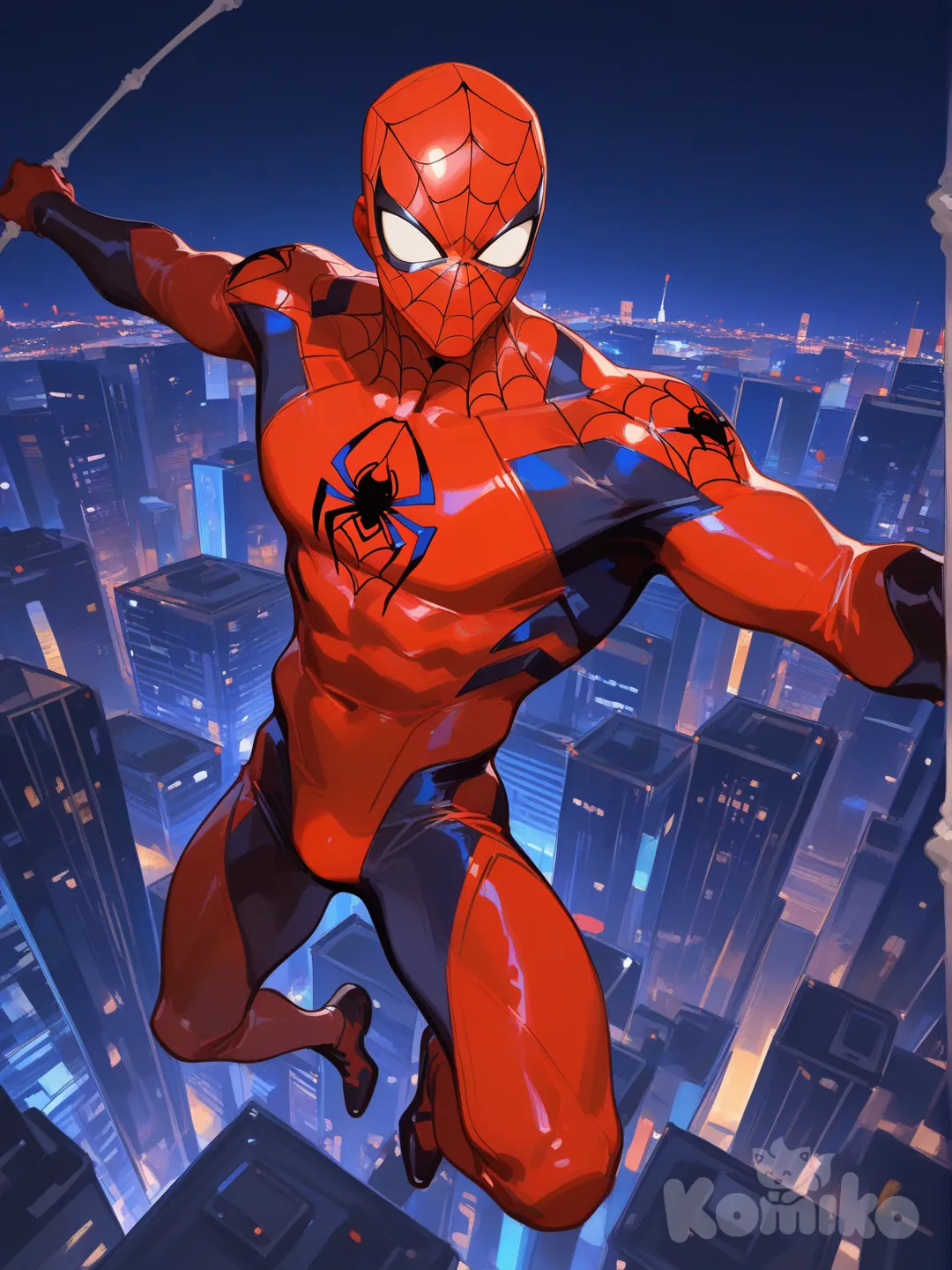 Spiderman , [soft-shading-style]