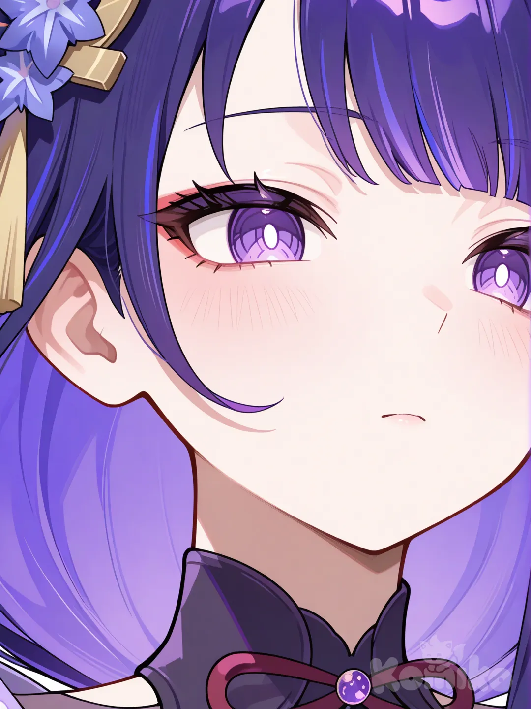 Raiden_Shogun, head luffy