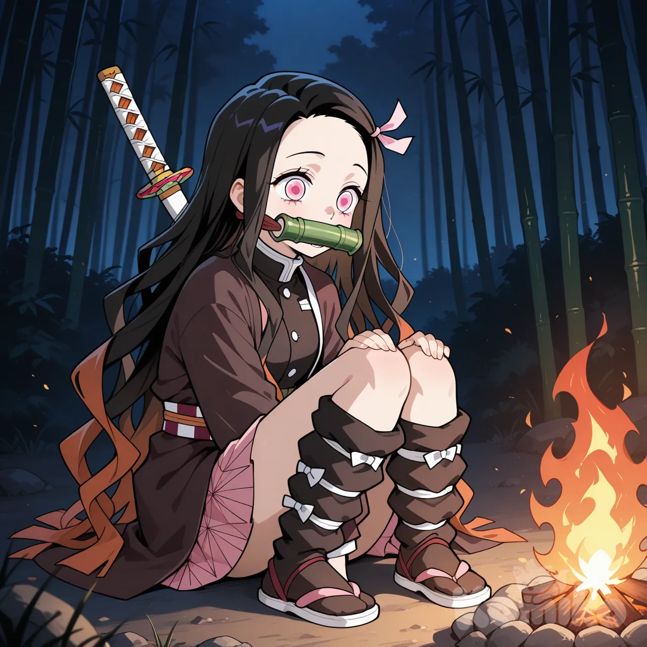 Nezuko as a Demon haunter