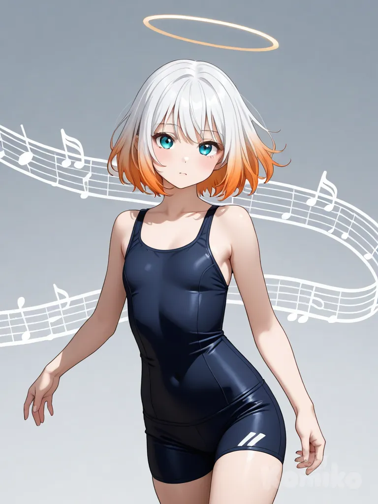 extremely deatiled, perfect quality,very aesthetic,Cinematic Lighting,newest,
ultra-8K,breathtaking,very aesthetic, absurdres,
cinematic light, harsh shadows, light and shadows, perfect composition,

lora:illustriousXLv01 stabilizer v1.198 1:0.6,


(flurry of music notes flying around, multicolor silky waves of sounds, abstract),
fun_cel,
graphic edges,flat color,cel shading,bold outline,
cowboy shot,
1girl solo,dynamic angle. dynamic pose,
gradient hair,multicolored hair, orange hair, white hair

intricate details