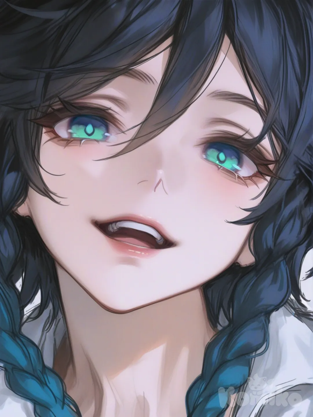 venti (genshin impact), [semi-realistic-portrait-style]