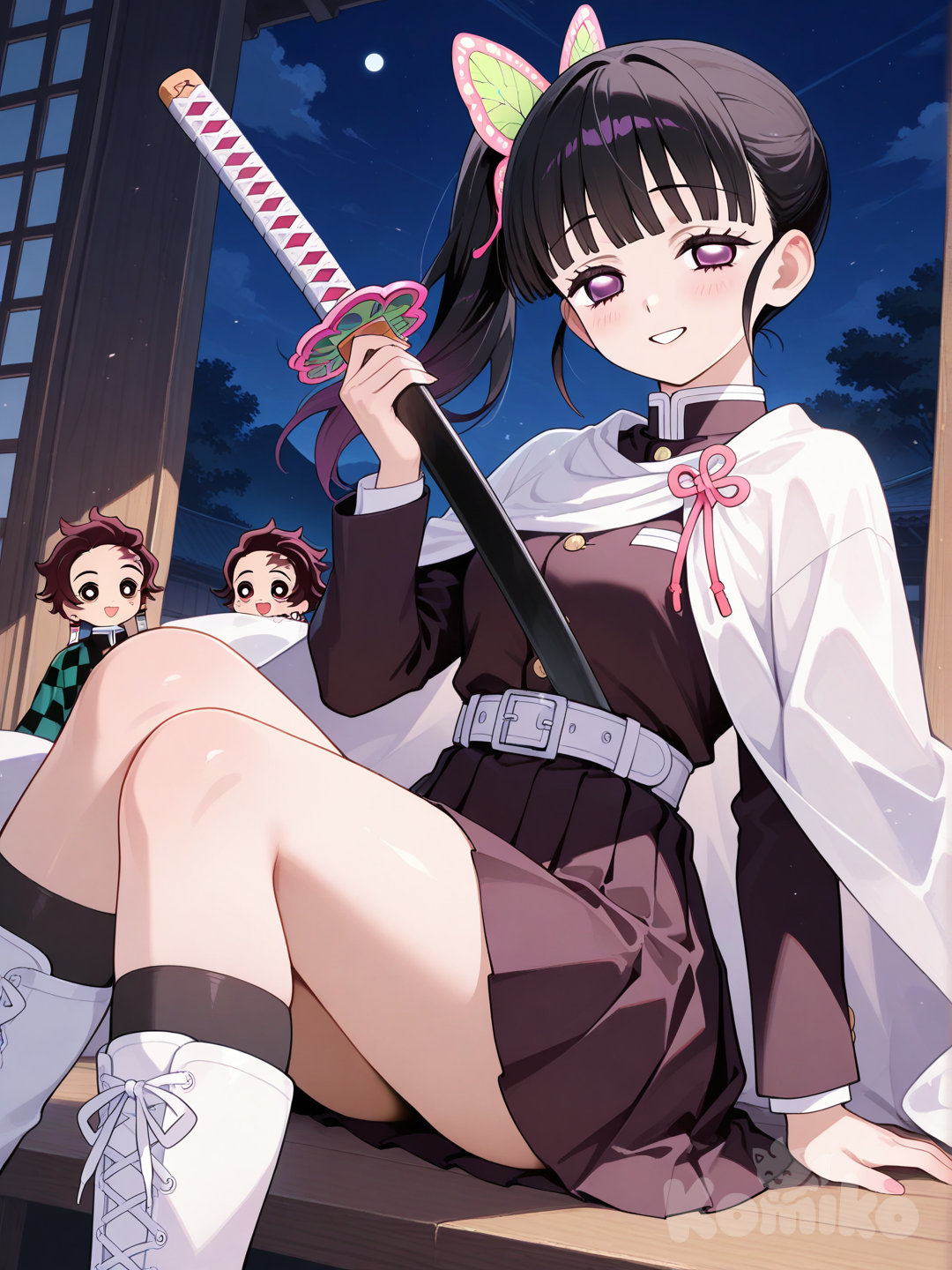 Tanjro likes kano's sowrd