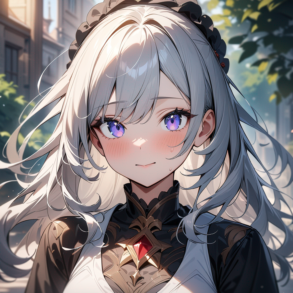 anime girl, beautiful face