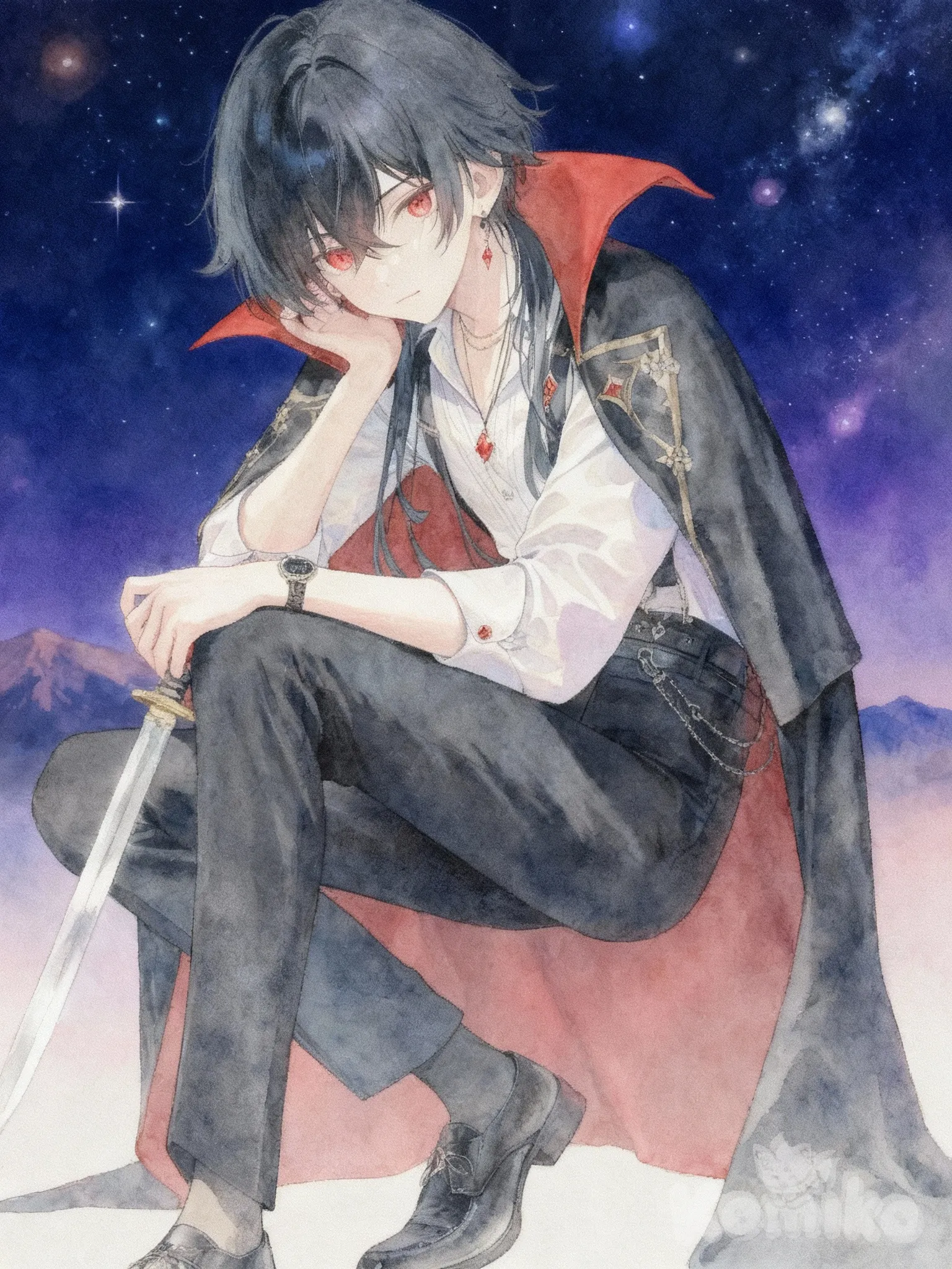 Ryunosuke in the mountains 