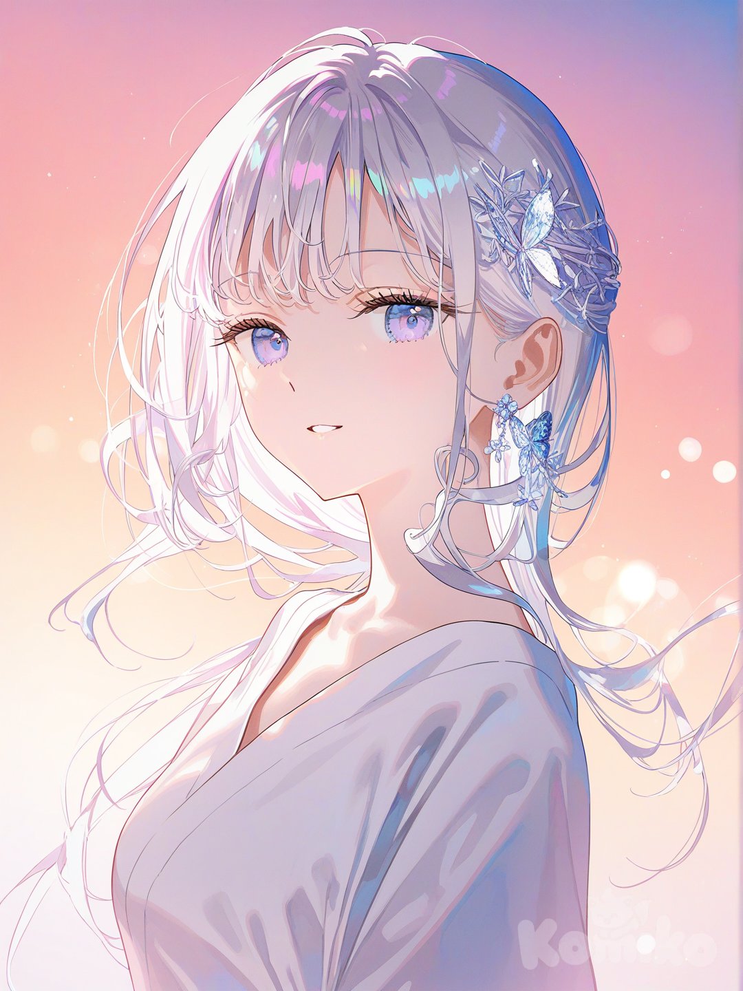 soft blue themed portrait pt 2