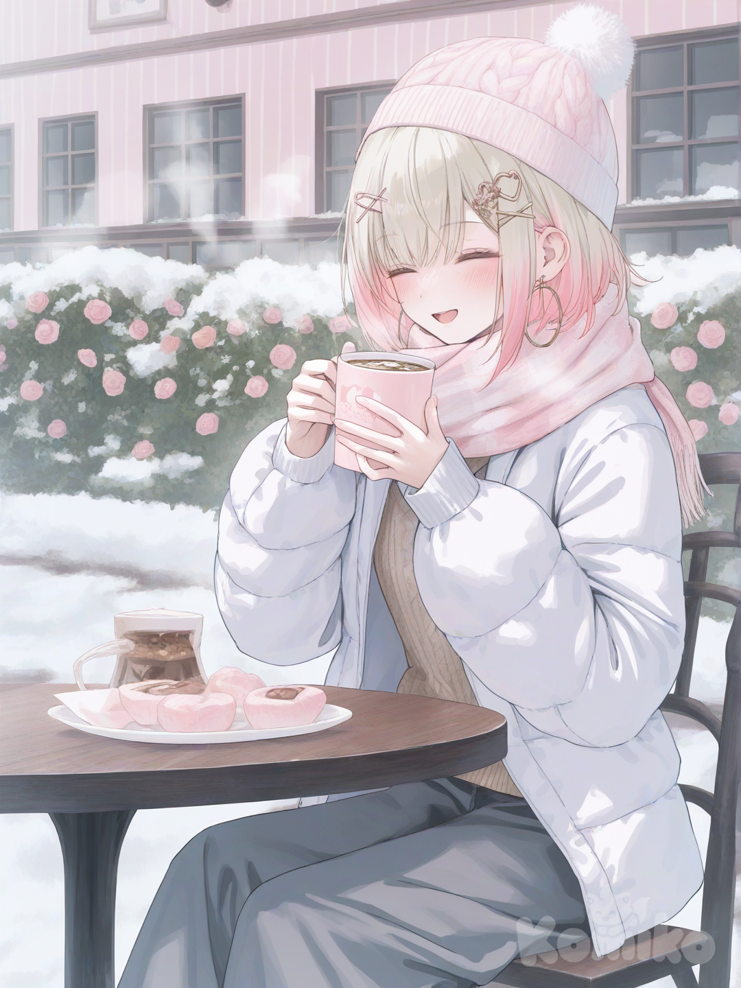 hot cocoa selfie pt 2