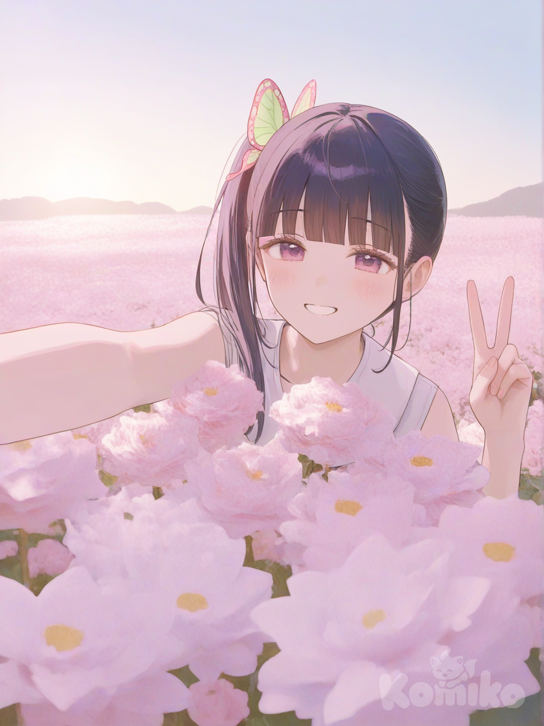 kanao in the flower fields