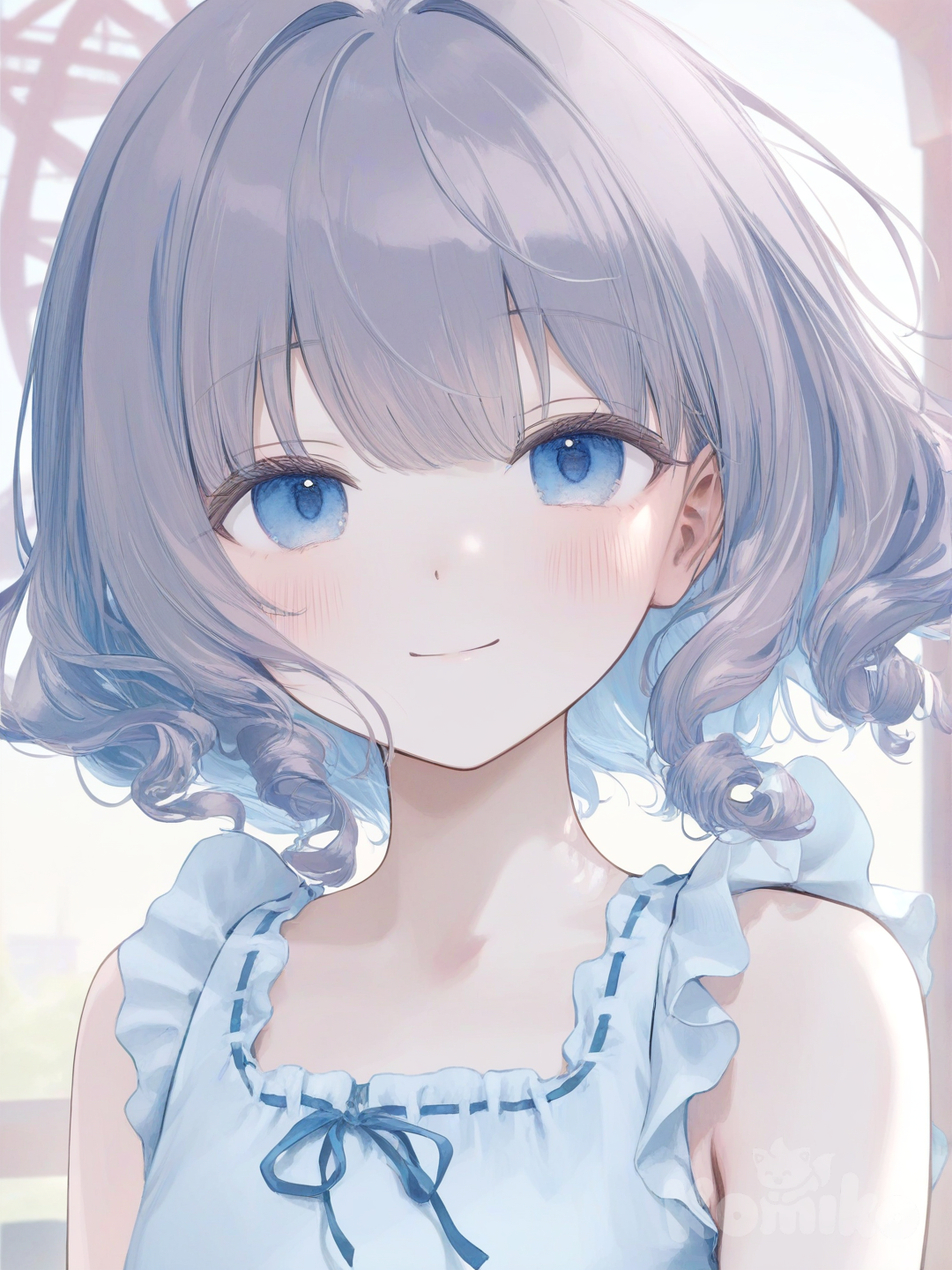 casual outdoor selfie