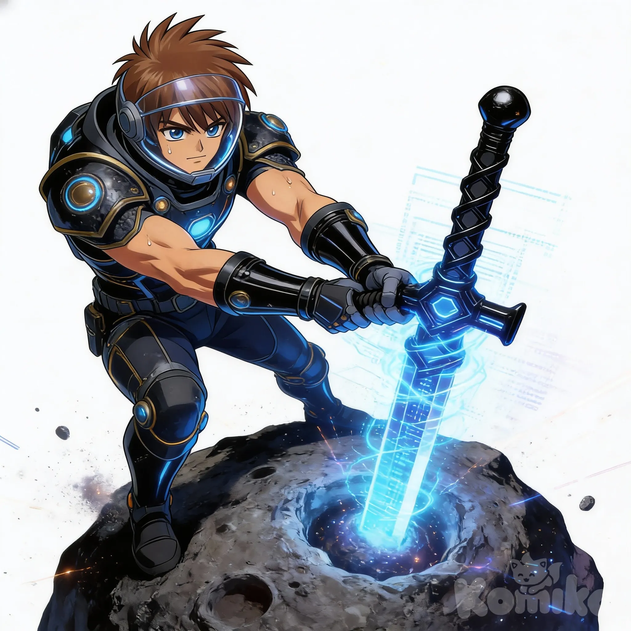 @cade-crom-lsGp extracting a space-age excalicybur