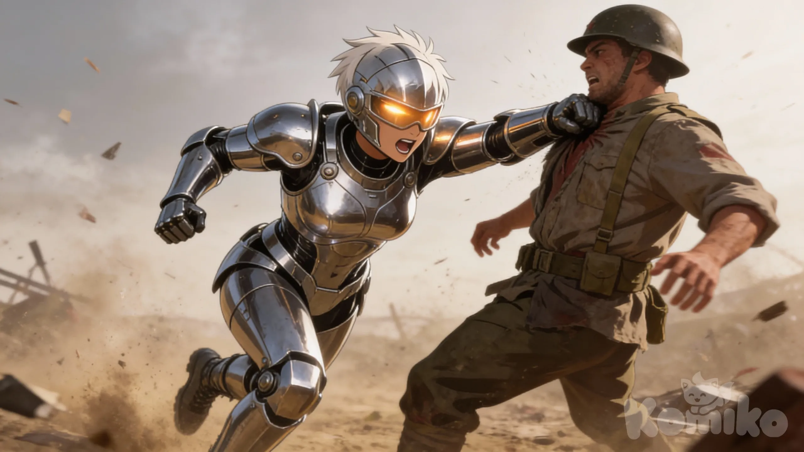 @nali-K4h4 as a Super Soldier