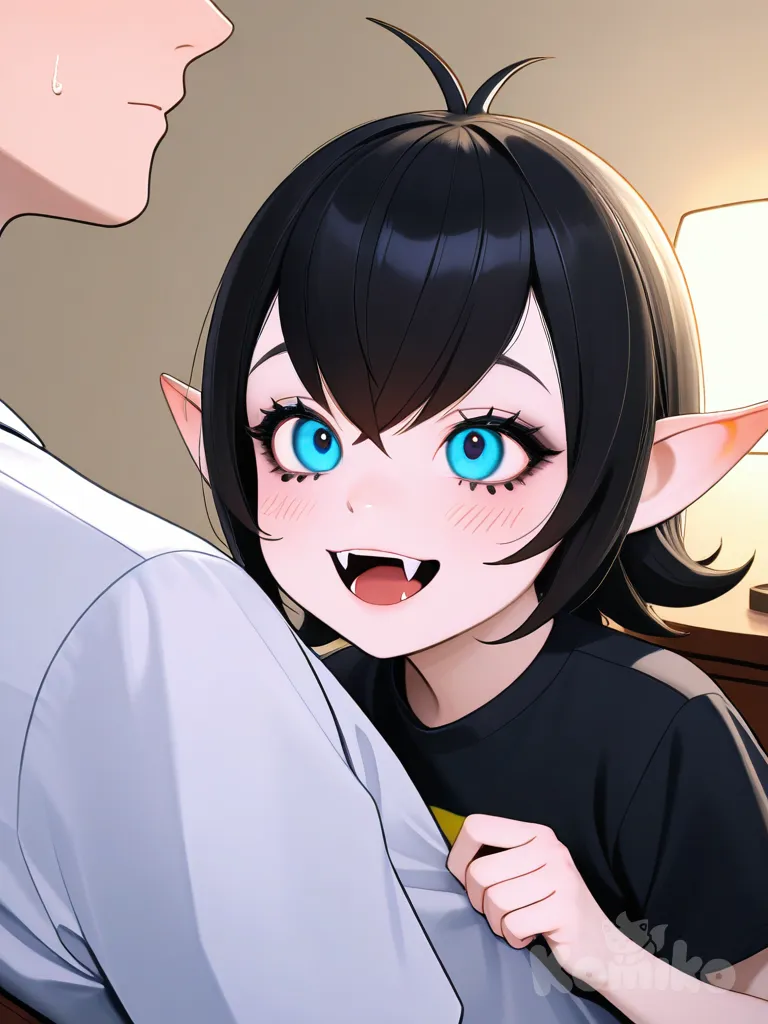 Mavis from hotel transylvania, vampire,holding baby vampire