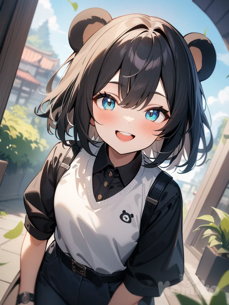 cute panda girl