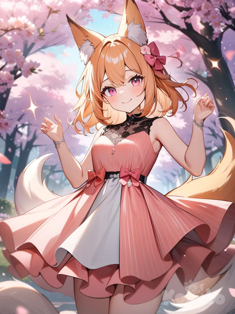 nine tailed fox blossom girl