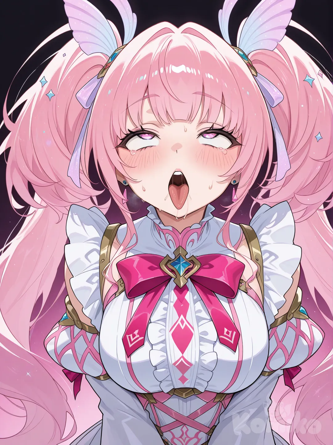 Hentai, link con traje de bailarina árabe, siendo penetrado anualmente por un caballo, que el caballo lo levante del suelo con su pene y que tenga cara ahegao