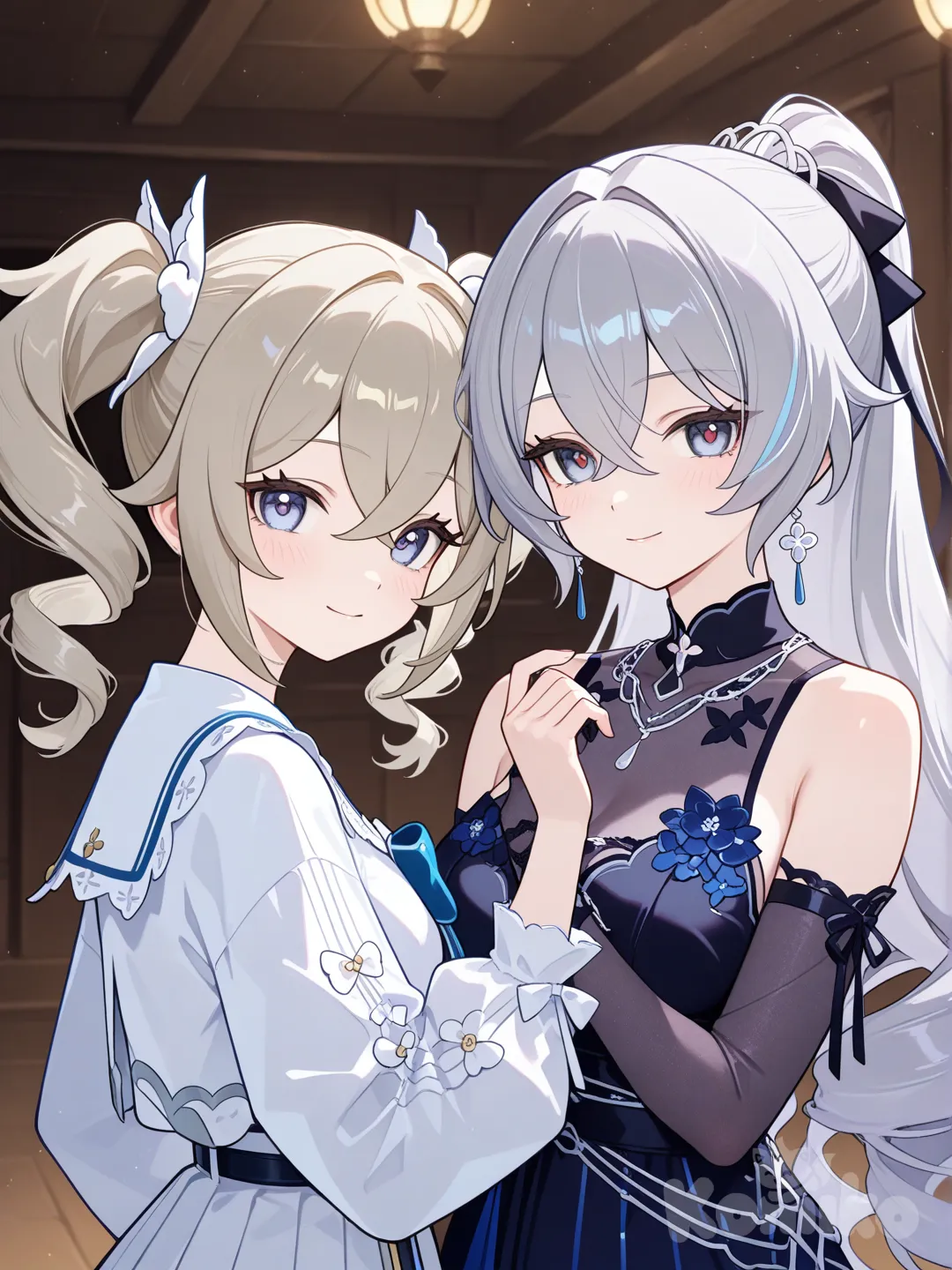 @Barbara_(Genshin_Impact), @Bronya_Zaychik_(Silverwing:N-Ex)