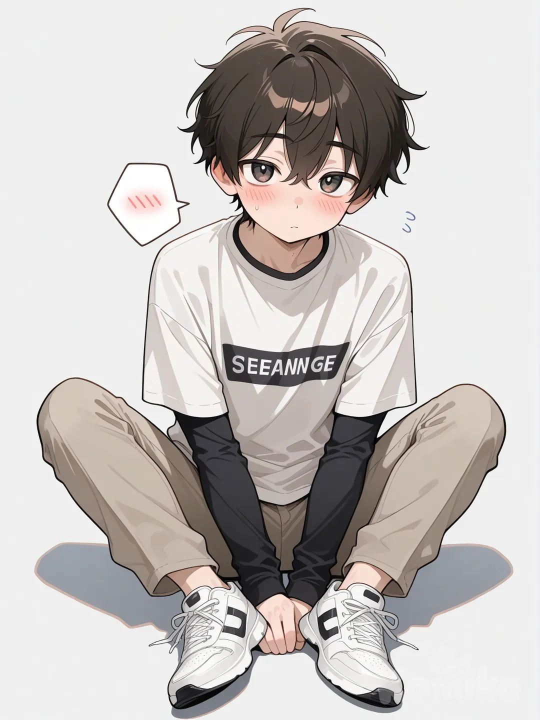 fall------cute anime boy