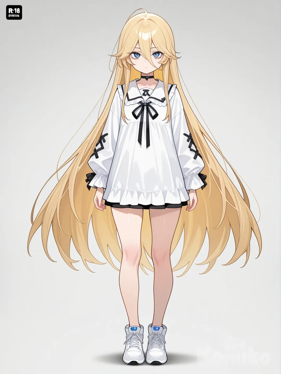 cute long haired blondy