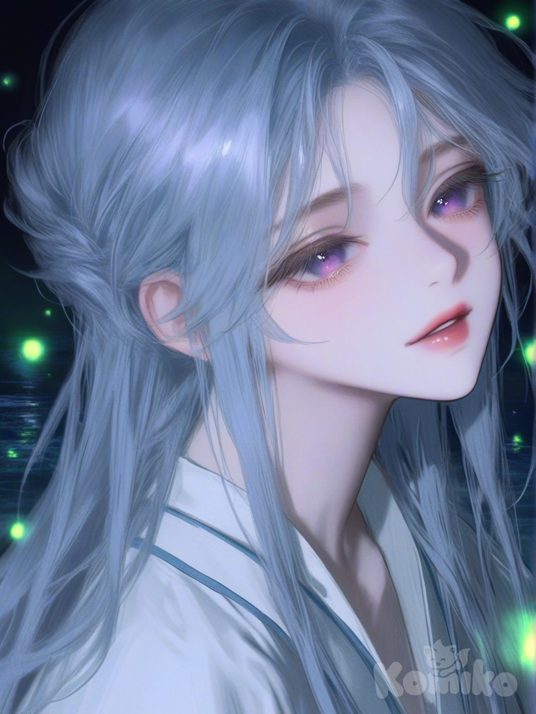 Amme with the fireflies