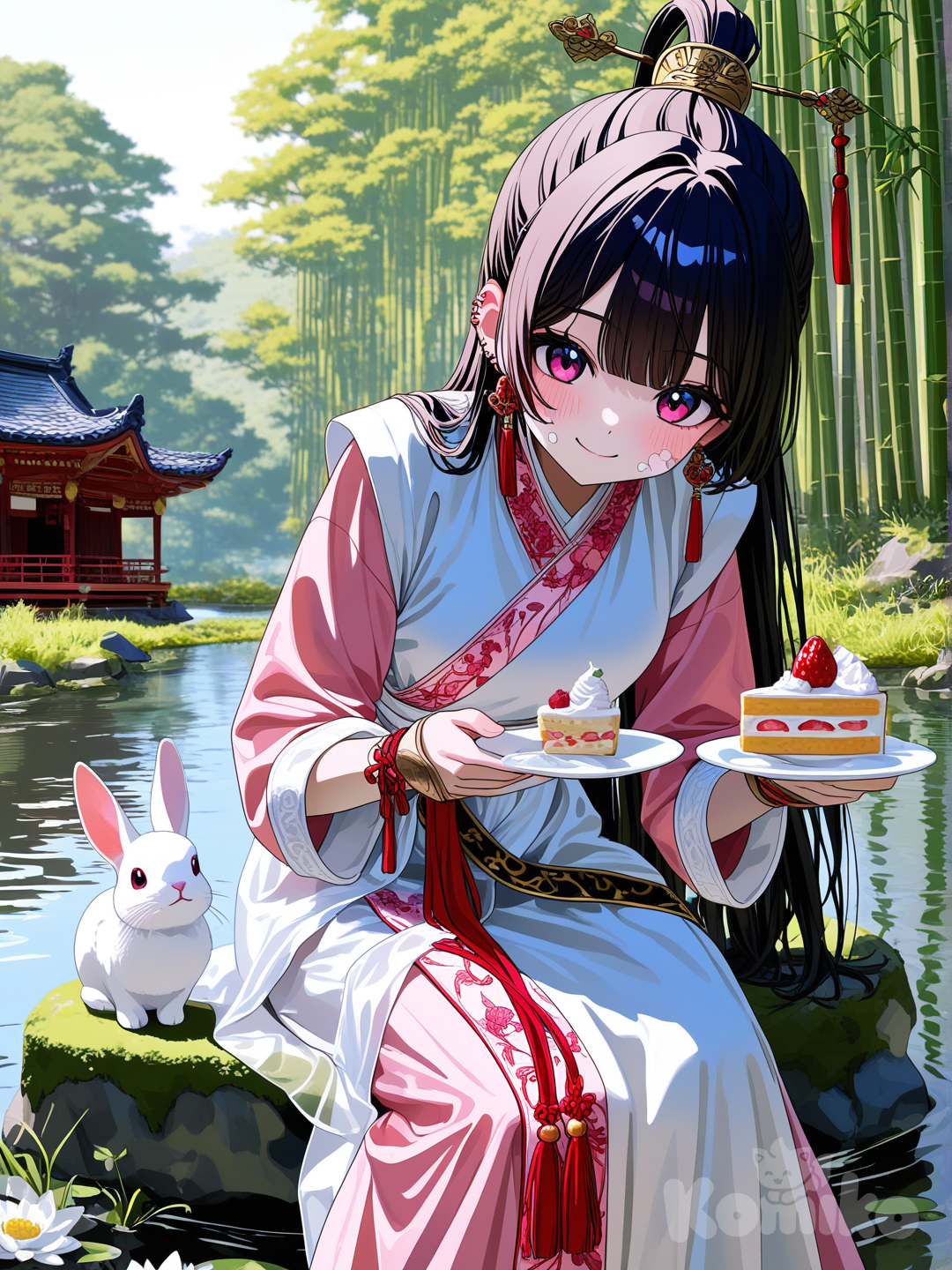 I want some cake too!!><